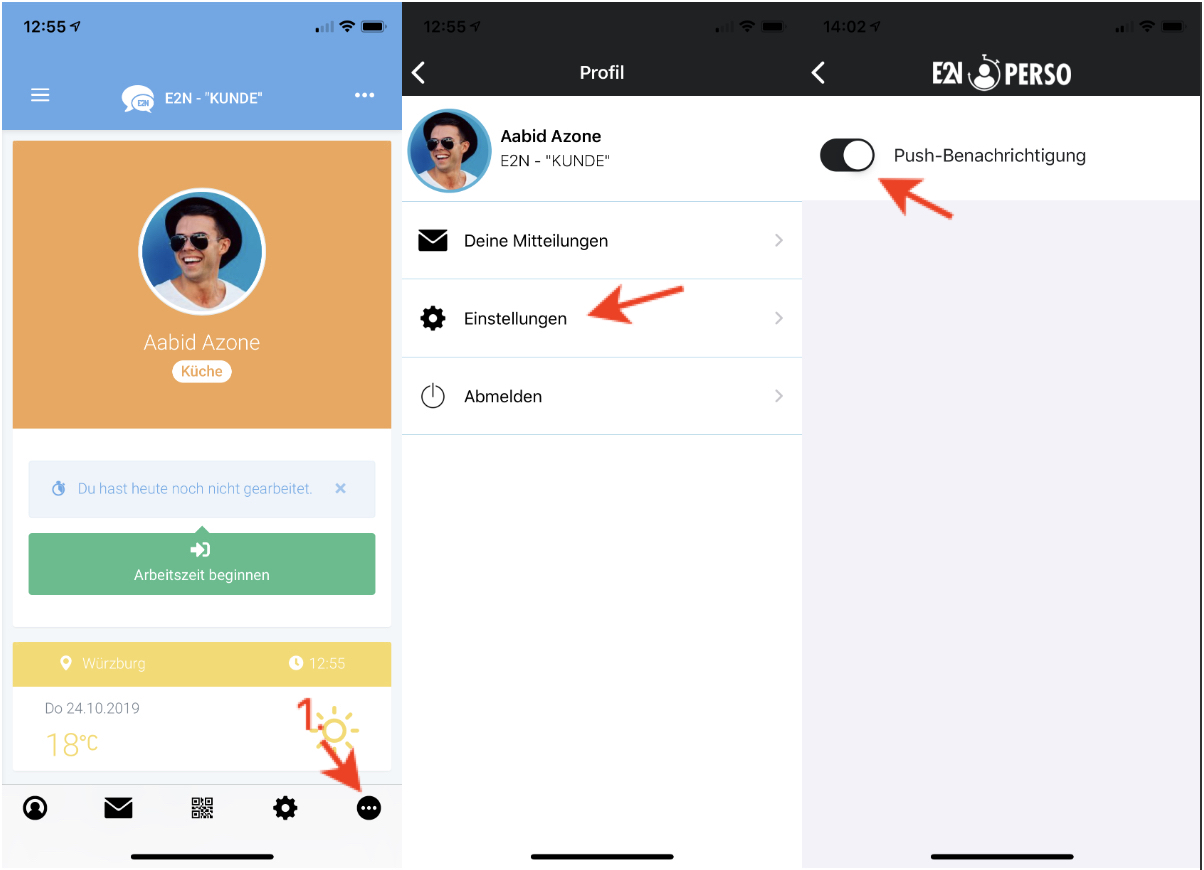 Allgemeine Nachrichten versenden